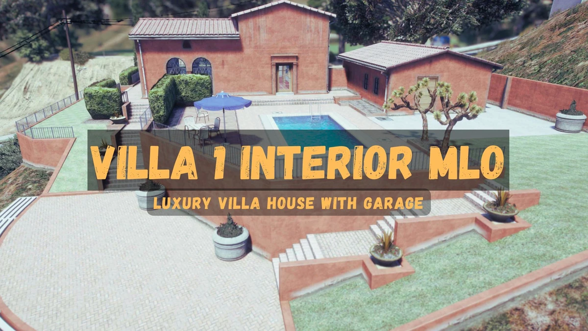 Villa 1 Interior MLO FiveM | Luxury Villa House with Garage